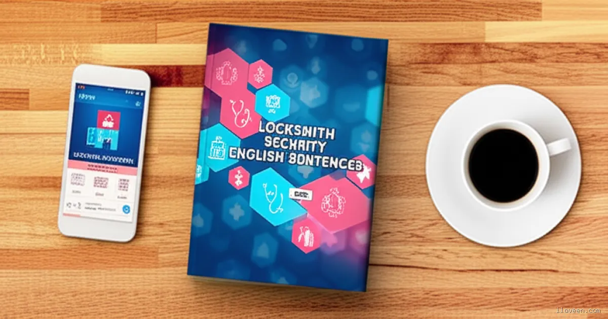 أهم 800 جملة إنجليزية في مجال الأقفال وأنظمة الأمان الذكية والميكانيكية
