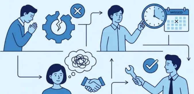 اشهر الجمل الإنجليزية للاعتذار بطريقة احترافية في العمل: دليل شامل للنجاح المهني