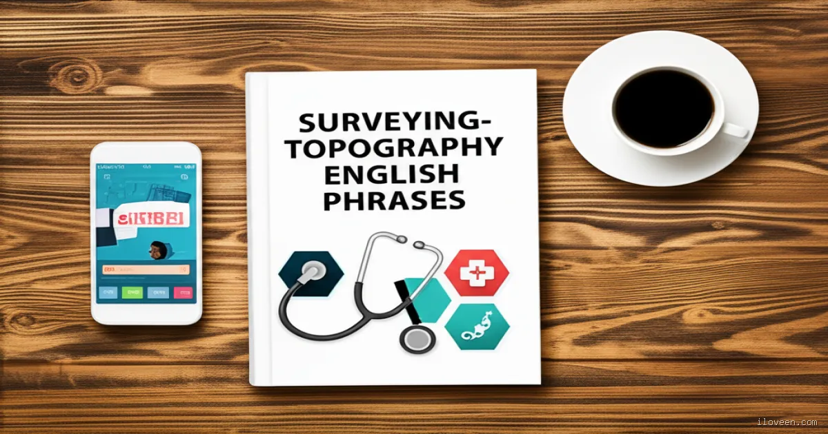 أشهر 500 جملة إنجليزية في هندسة المساحة والطبوغرافيا: دليل شامل من الميدان إلى المكتب
