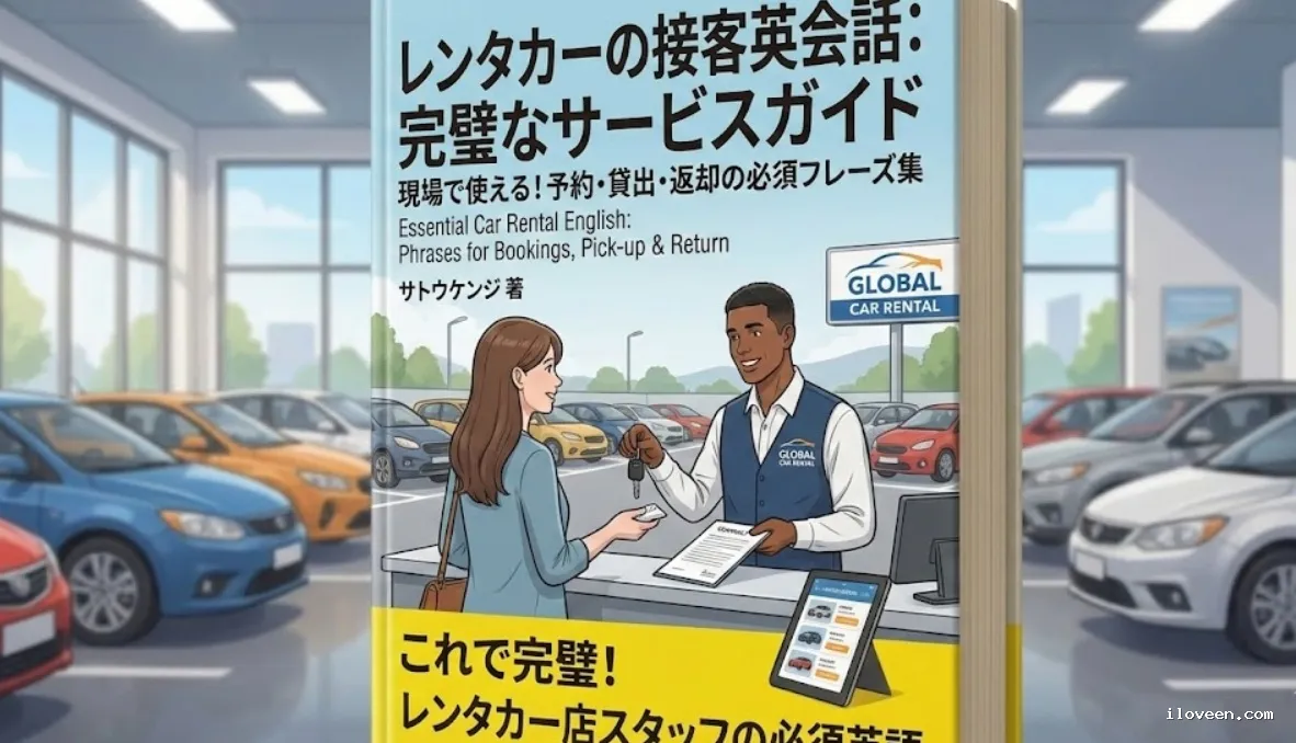 レンタカー英会話完全ガイド：30セクション・300フレーズ収録