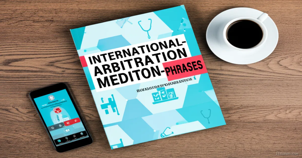 国際調停人・仲裁人のための紛争解決プロフェッショナル英語フレーズ集