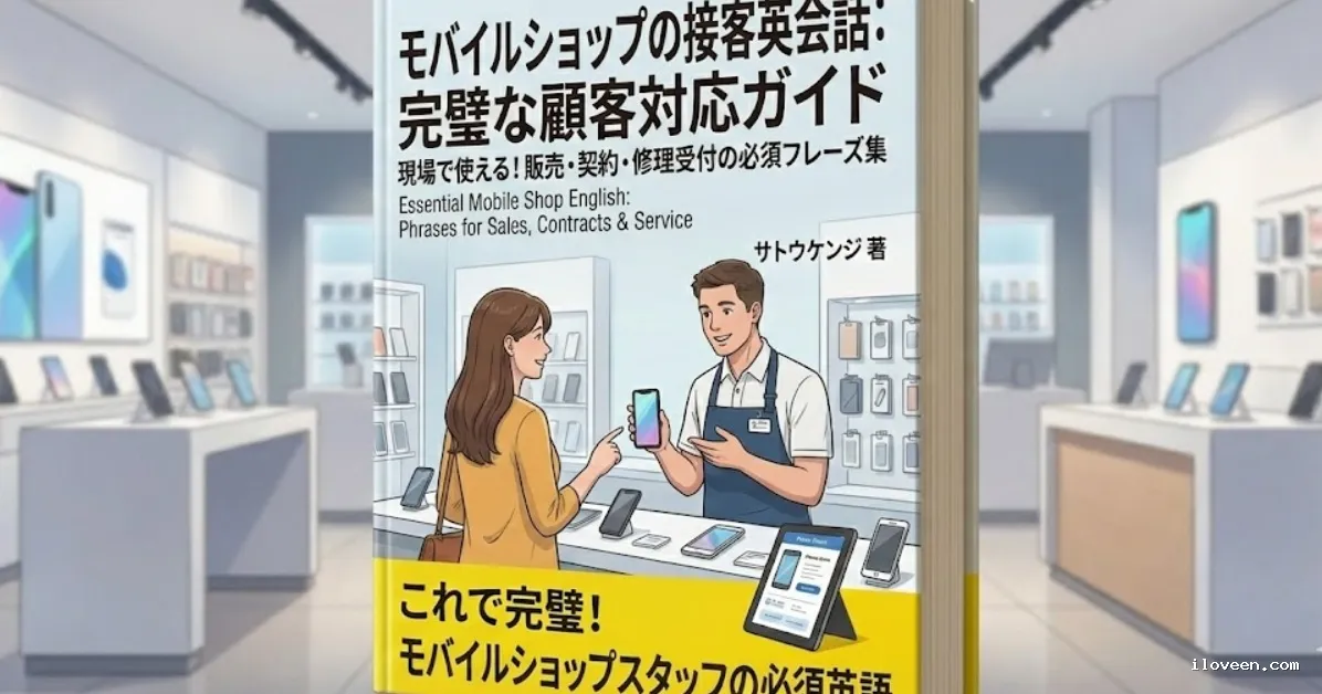 携帯ショップ店員のための英会話完全ガイド：接客から修理対応まで