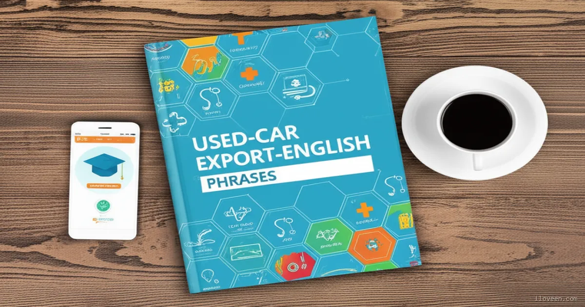 中古車輸出・自動車販売の海外取引英語フレーズ集：商談から通関・納車まで